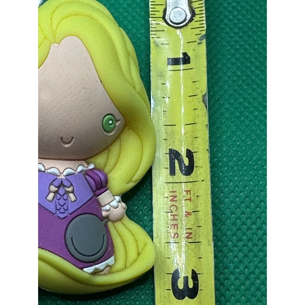 Disney Princess Rapunzel 3D Figural Backpack Bag Clip Monogram Keychain Tangled